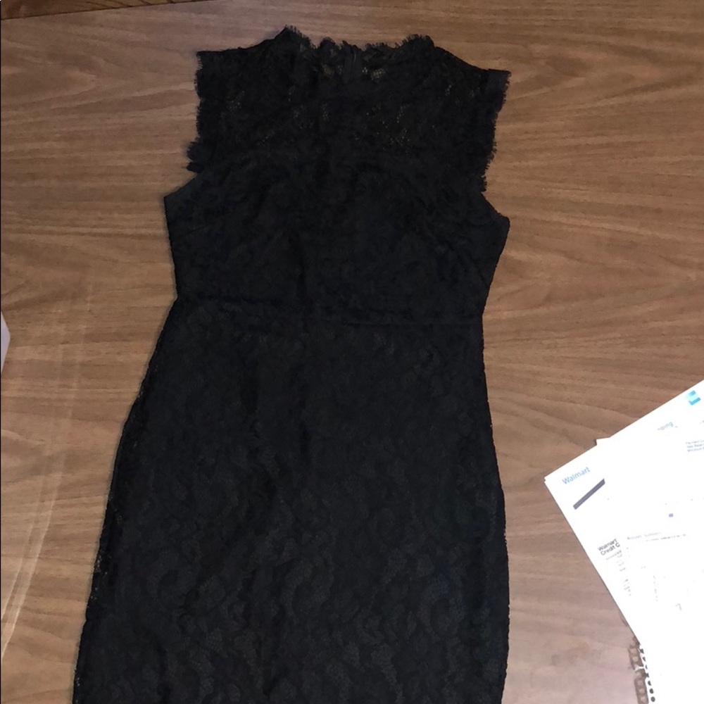 Black cocktail dress